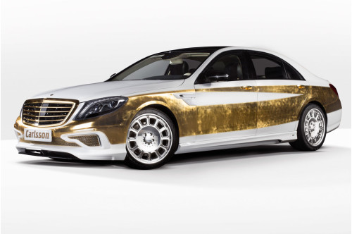 Золотой Mercedes-Benz S-Class