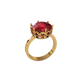 Колечко с фианитом