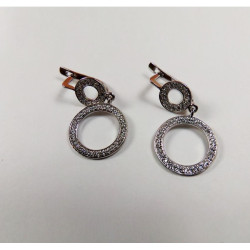 Серьги круги Chanel