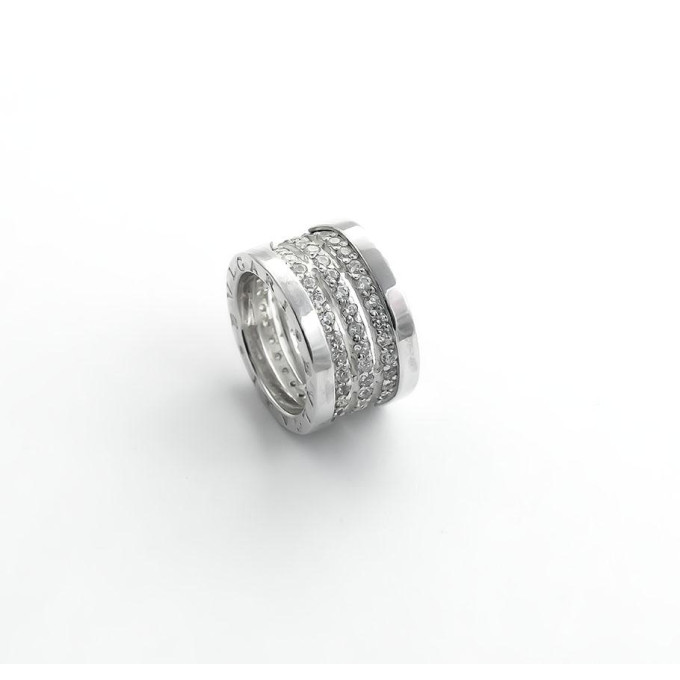 Кільце широке з фіанітами Bvlgari Кільце широке з фіанітами Bvlgari