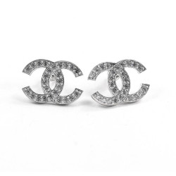 Пусеты Chanel