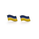 Запонки прапор України з емаллю Запонки прапор України з емаллю
