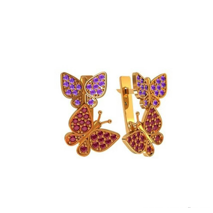 сережки метелики сережки метелики