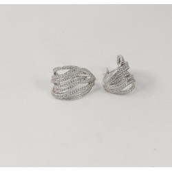 Сережки широкие