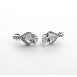 Серебряные Сережки капли