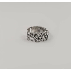 Серебряное Кольцо цветочки