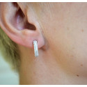 сережки косички сережки косички