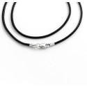 Срібний Вощений шнур на шию Срібний Вощений шнур на шию