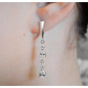 Сережки довгі зі срібла Сережки довгі зі срібла