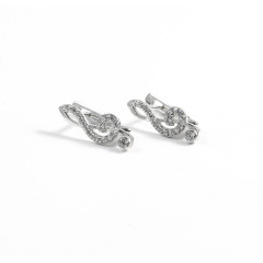 Сережки скрипковий ключ Сережки скрипковий ключ