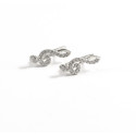 Сережки скрипковий ключ