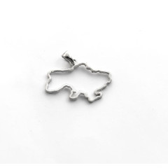 Кулон із карткою України