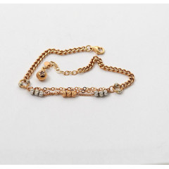 Жіночий браслет із золота комбінованого