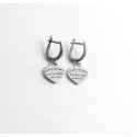 Срібні Сережки Tiffany серця Срібні Сережки Tiffany серця