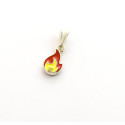 Кулон полум'я з емаллю Кулон полум'я з емаллю