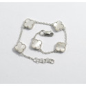 Срібний Браслет Van Cleef з перламутром