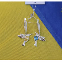 Сережки колібрі