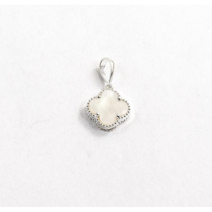 Срібна Підвіска Van Cleef конюшина з перламутром Срібна Підвіска Van Cleef конюшина з перламутром