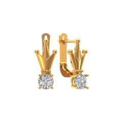 Сережки у вигляді корони