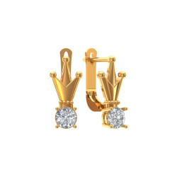Серьги в виде короны