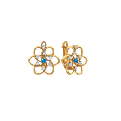 Серьги роза Gucci