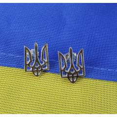 Пусеты герб Украины Пусеты герб Украины