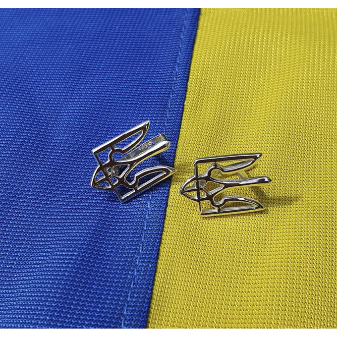 Сережки з гербом України Сережки з гербом України