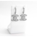 Серебряные серьги Chanel