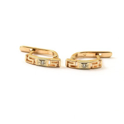 Сережки versace из золота