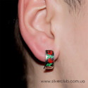 Сережки вишиванка
