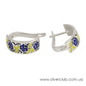 Сережки вишивка