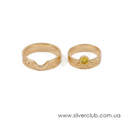 Кольца луна и солнце Кольца луна и солнце