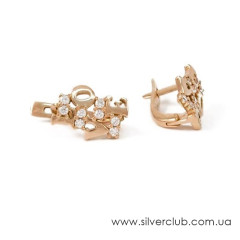 Сережки Love із золота
