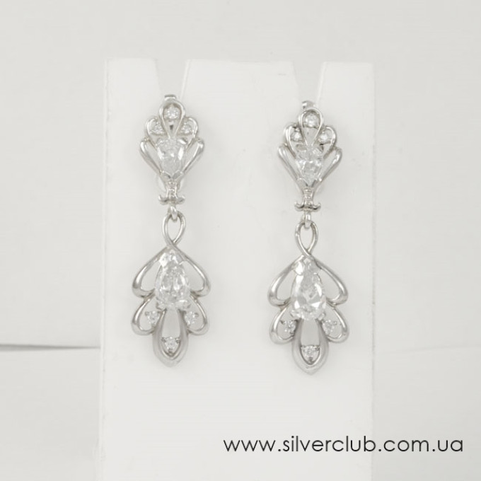 Сережки из серебра Сережки из серебра