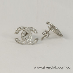 Сережки chanel Сережки chanel