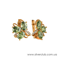 Модные сережки из золота женские Модные сережки из золота женские
