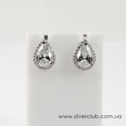 Сережки крапелька Сережки крапелька