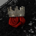 Серебряное кольцо в виде короны Серебряное кольцо в виде короны