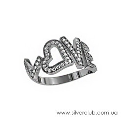 Срібна каблучка Love Срібна каблучка Love
