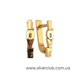 Сережки love